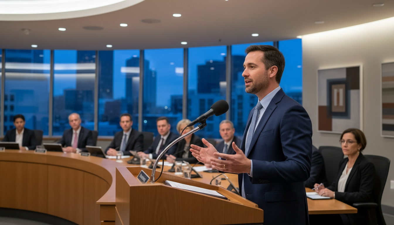 Official conference speaker at government event